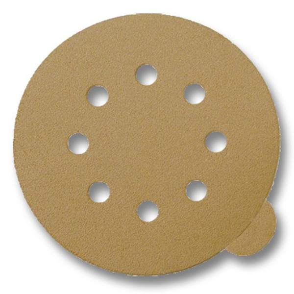 Pasco Sanding Disc 5-in W x 5-in L 120-Grit 8-Hole Disc Tab PSA 100-Pack P6.23-051208DWT